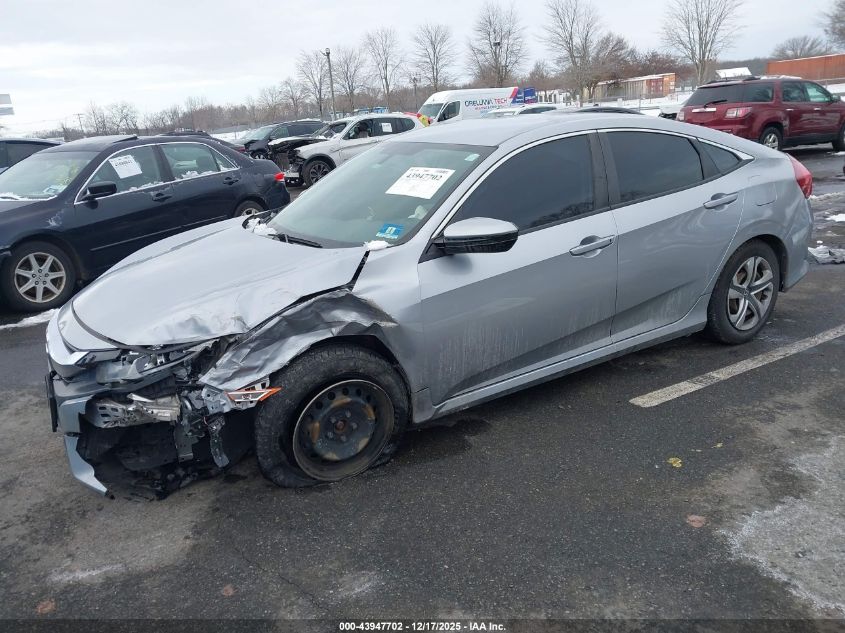 2018 Honda Civic Lx VIN: 19XFC2E59JE009256 Lot: 43947702