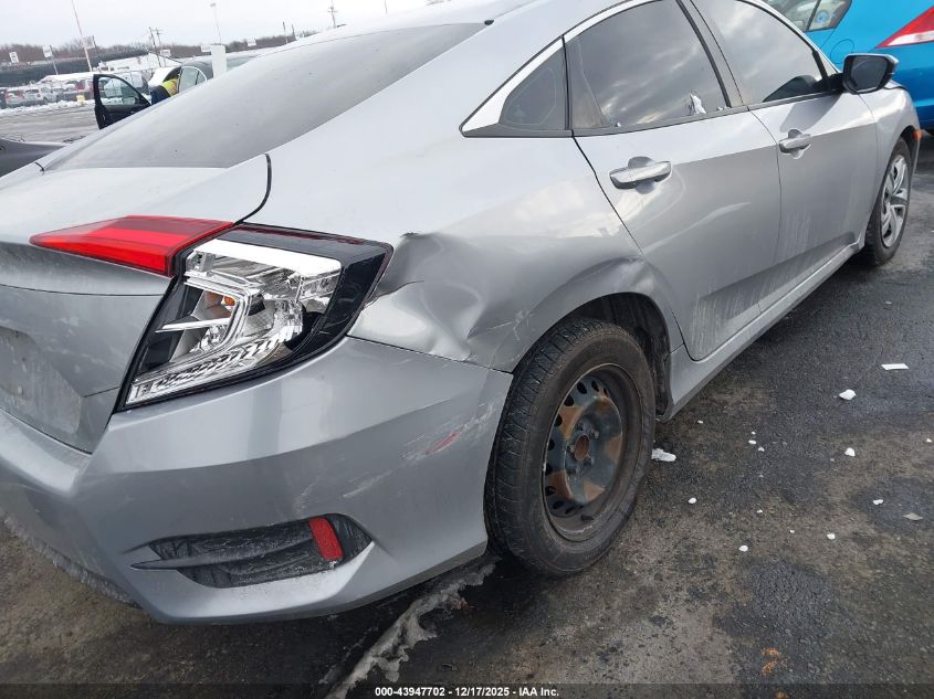 2018 Honda Civic Lx VIN: 19XFC2E59JE009256 Lot: 43947702