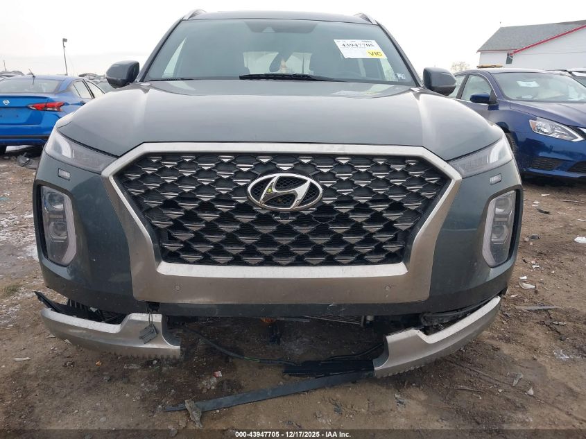 2022 Hyundai Palisade Calligraphy VIN: KM8R7DHE5NU361181 Lot: 43947705