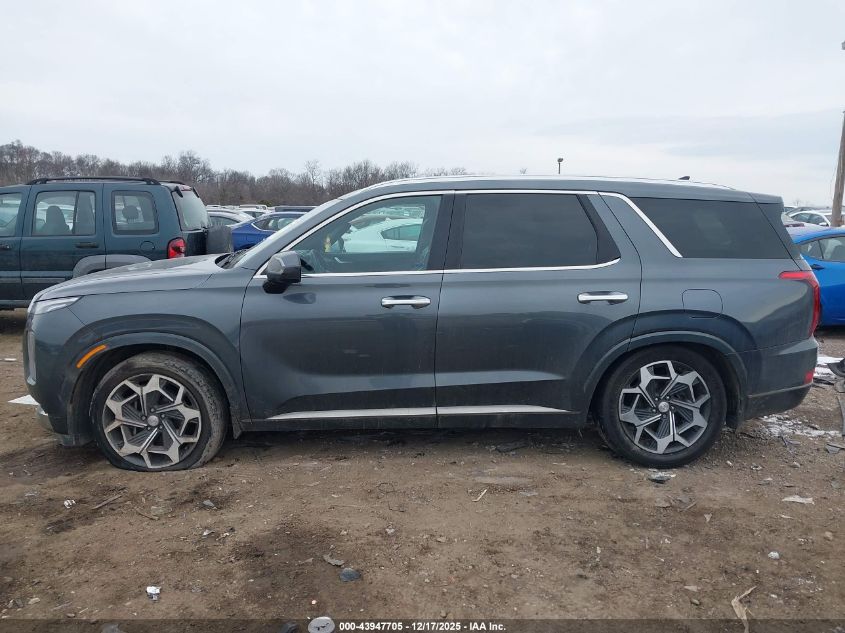 2022 Hyundai Palisade Calligraphy VIN: KM8R7DHE5NU361181 Lot: 43947705