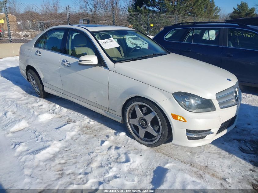 2013 Mercedes-Benz C 300 Sport 4Matic VIN: WDDGF8AB6DR281949 Lot: 43947708