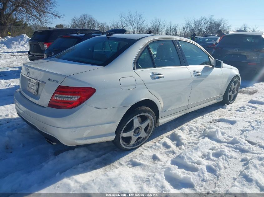 2013 Mercedes-Benz C 300 Sport 4Matic VIN: WDDGF8AB6DR281949 Lot: 43947708