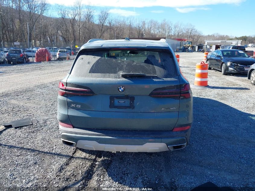 2024 BMW X5 xDrive40I VIN: 5UX23EU00R9S26876 Lot: 43947715