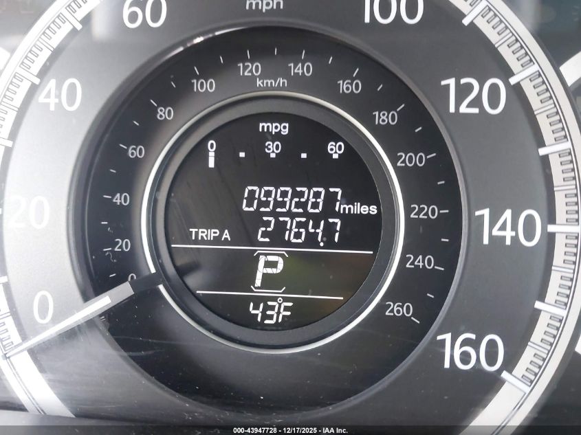 2013 Honda Accord Lx VIN: 1HGCR2F37DA267704 Lot: 43947728