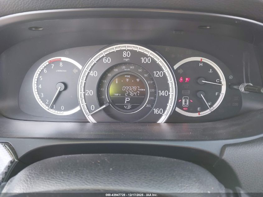 2013 Honda Accord Lx VIN: 1HGCR2F37DA267704 Lot: 43947728