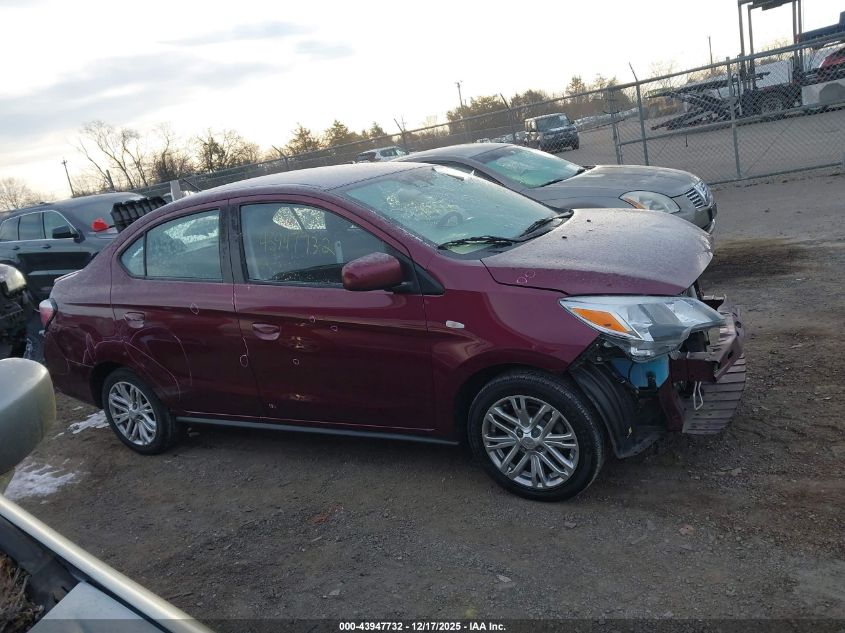 2021 Mitsubishi Mirage G4 Carbonite Edition/Es/Le VIN: ML32FUFJ6MHF03687 Lot: 43947732