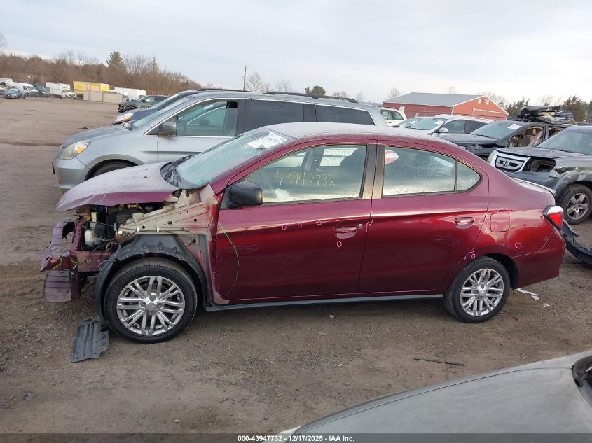 2021 Mitsubishi Mirage G4 Carbonite Edition/Es/Le VIN: ML32FUFJ6MHF03687 Lot: 43947732