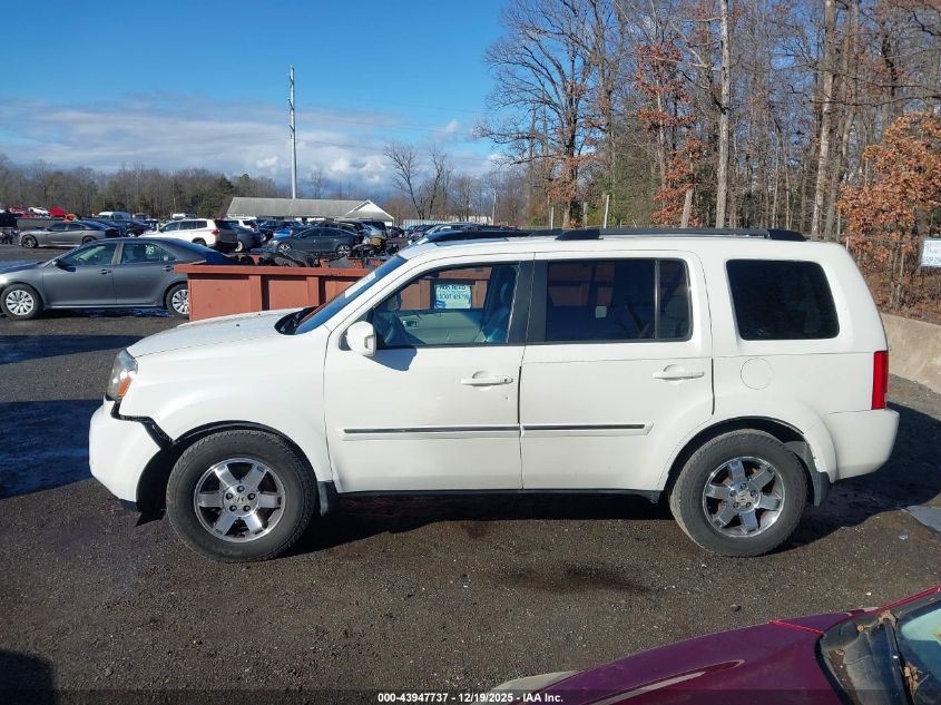 2011 Honda Pilot Touring VIN: 5FNYF4H95BB096532 Lot: 43947737