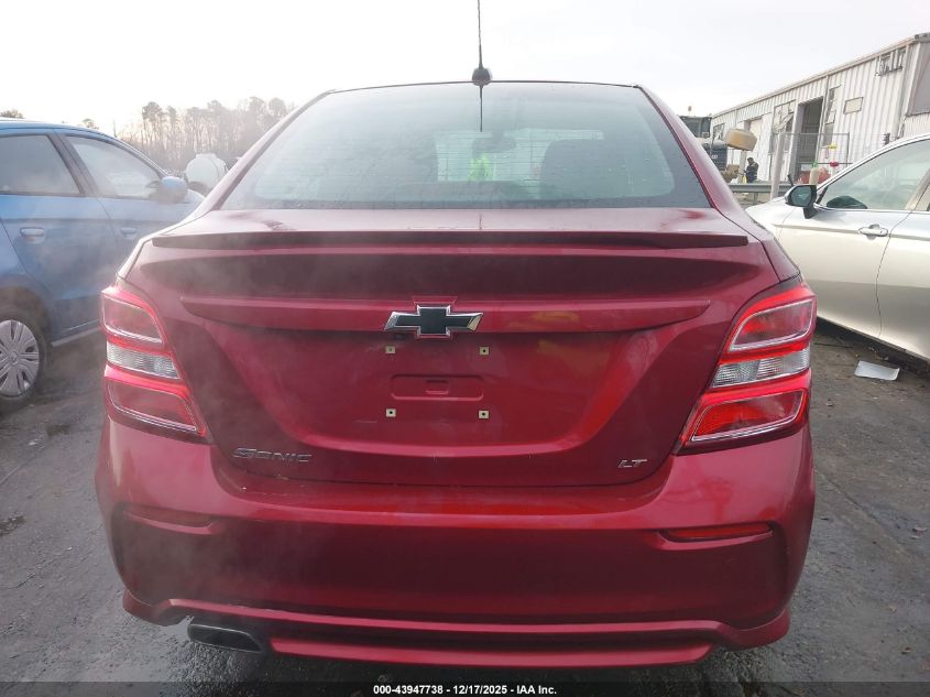 2018 Chevrolet Sonic Lt Auto VIN: 1G1JD5SH0J4101986 Lot: 43947738