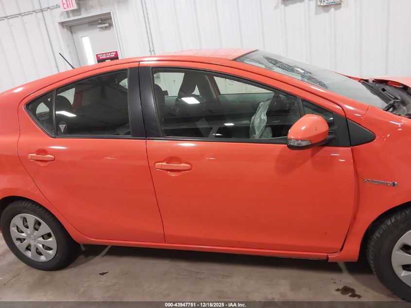 2013 Toyota Prius C Two VIN: JTDKDTB35D1051161 Lot: 43947751