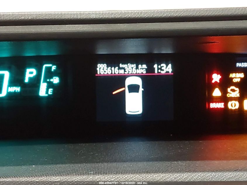 2013 Toyota Prius C Two VIN: JTDKDTB35D1051161 Lot: 43947751