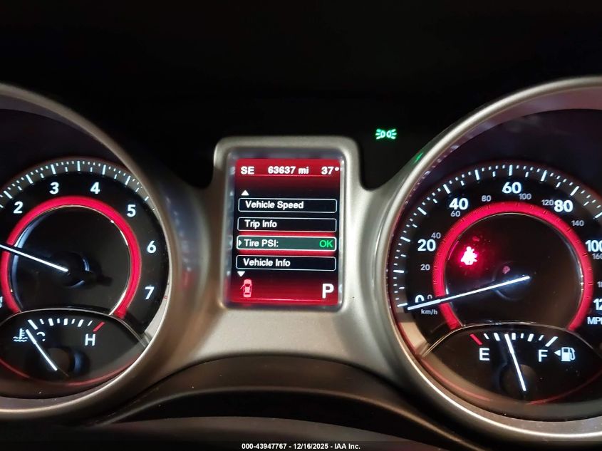 2017 Dodge Journey Se VIN: 3C4PDCAB8HT602633 Lot: 43947767