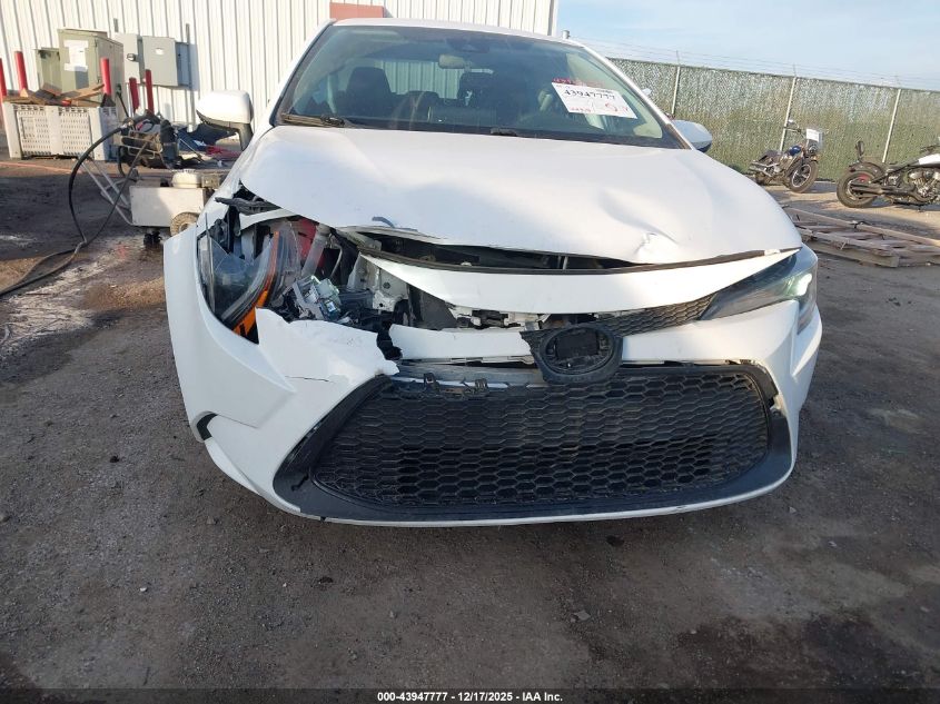 2020 Toyota Corolla Le VIN: 5YFEPRAE3LP110602 Lot: 43947777