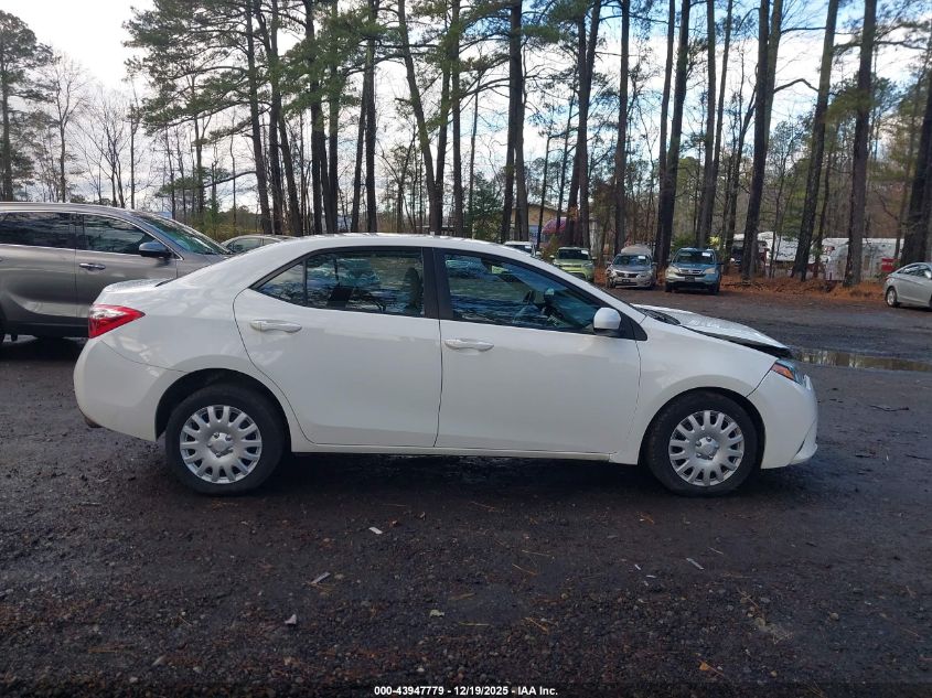 2014 Toyota Corolla Le VIN: 5YFBURHE5EP145176 Lot: 43947779