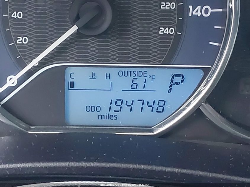 2014 Toyota Corolla Le VIN: 5YFBURHE5EP145176 Lot: 43947779