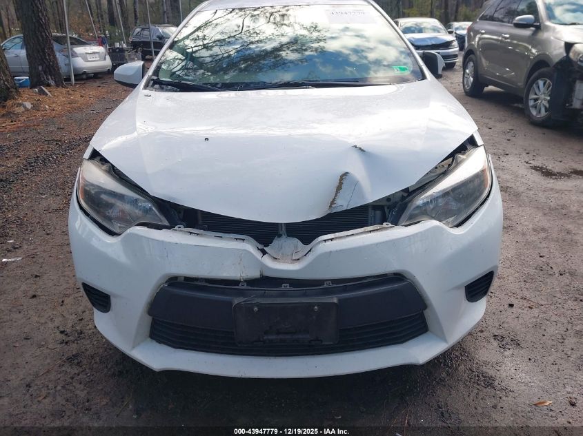 2014 Toyota Corolla Le VIN: 5YFBURHE5EP145176 Lot: 43947779