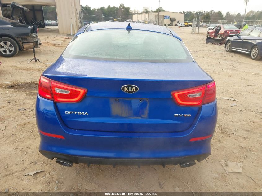 2015 Kia Optima Sx VIN: 5XXGR4A7XFG478702 Lot: 43947800