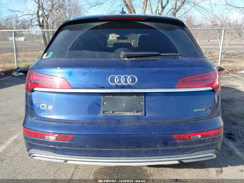 2023 Audi Q5 Premium 40 Tfsi Quattro S Tronic VIN: WA1ABAFY5P2081605 Lot: 43947801