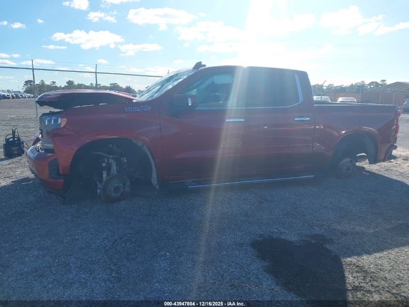 2019 Chevrolet Silverado 1500 High Country VIN: 1GCUYHEL1KZ365393 Lot: 43947804
