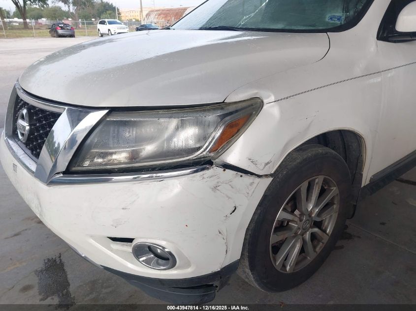 2014 Nissan Pathfinder Sl VIN: 5N1AR2MN9EC629883 Lot: 43947814