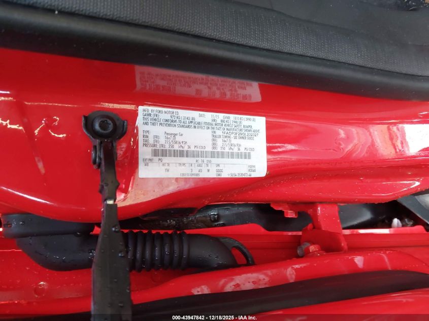 2016 Ford Focus Se VIN: 1FADP3F29GL232327 Lot: 43947842