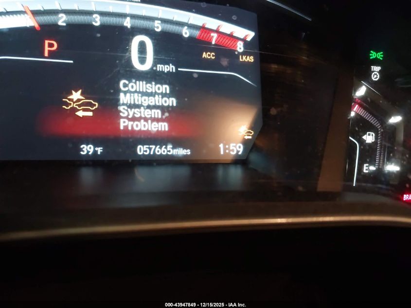 2020 Honda Cr-V Awd Touring VIN: 2HKRW2H96LH640452 Lot: 43947849