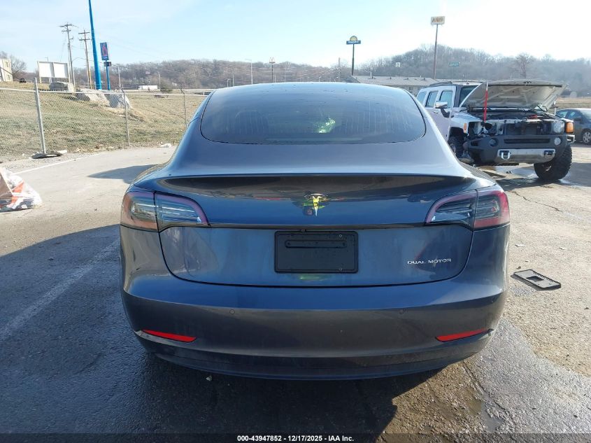 2020 Tesla Model 3 Long Range Dual Motor All-Wheel Drive VIN: 5YJ3E1EB2LF774853 Lot: 43947852