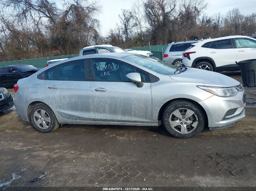 2017 Chevrolet Cruze Ls Auto VIN: 1G1BC5SM5H7271452 Lot: 43947873