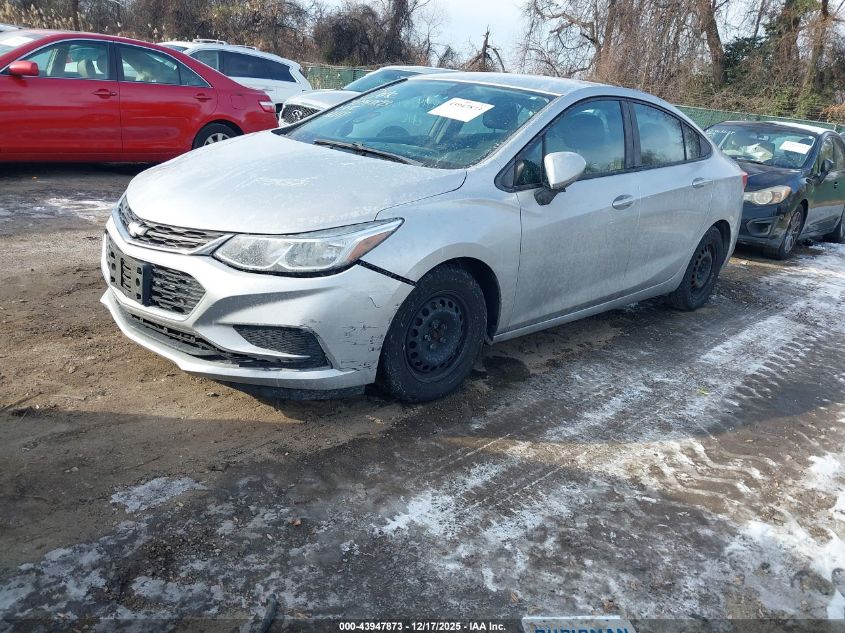 2017 Chevrolet Cruze Ls Auto VIN: 1G1BC5SM5H7271452 Lot: 43947873