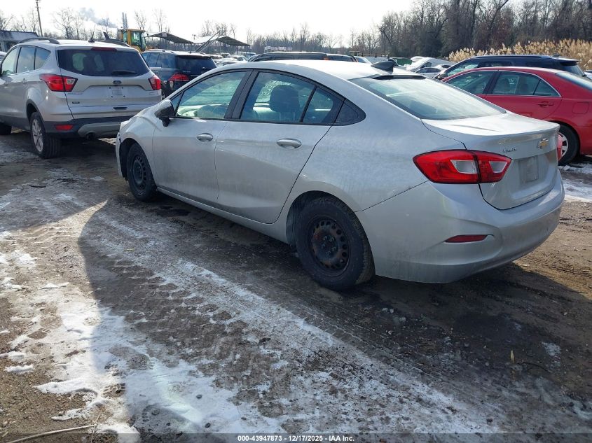 2017 Chevrolet Cruze Ls Auto VIN: 1G1BC5SM5H7271452 Lot: 43947873