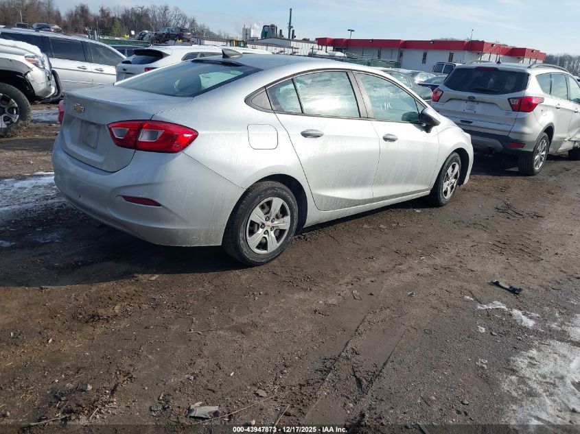2017 Chevrolet Cruze Ls Auto VIN: 1G1BC5SM5H7271452 Lot: 43947873