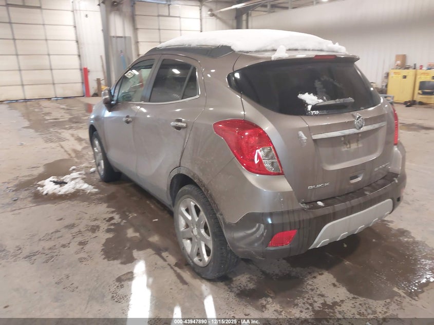 Vin: kl4cjgsb2eb608755, lot: 44443534, buick encore leather 20143