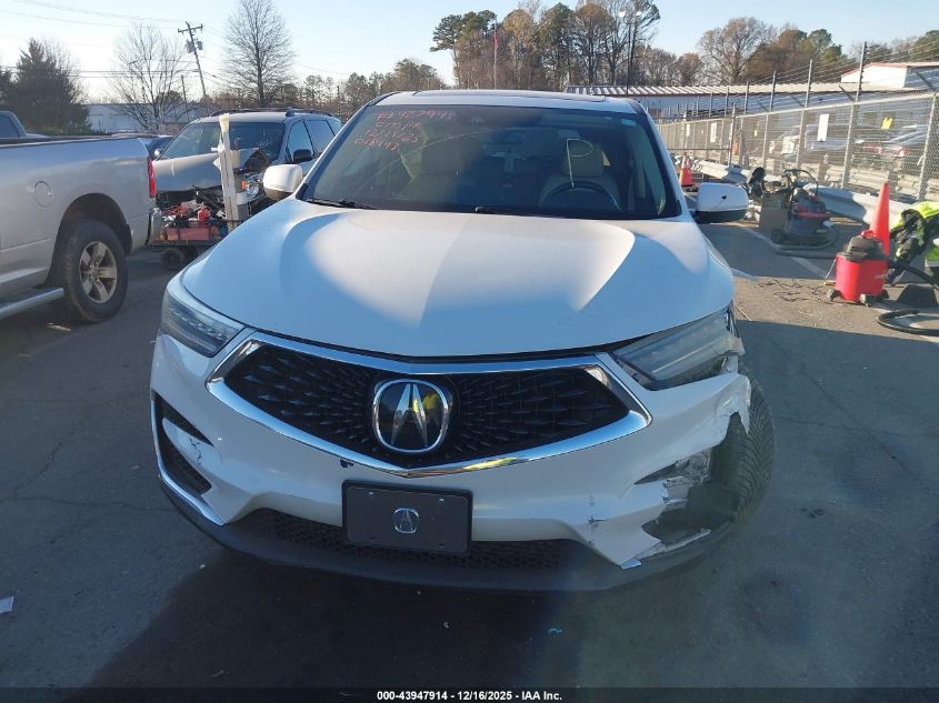 2020 Acura Rdx Standard VIN: 5J8TC1H37LL018198 Lot: 43947914