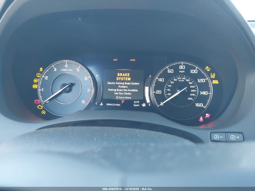 2020 Acura Rdx Standard VIN: 5J8TC1H37LL018198 Lot: 43947914