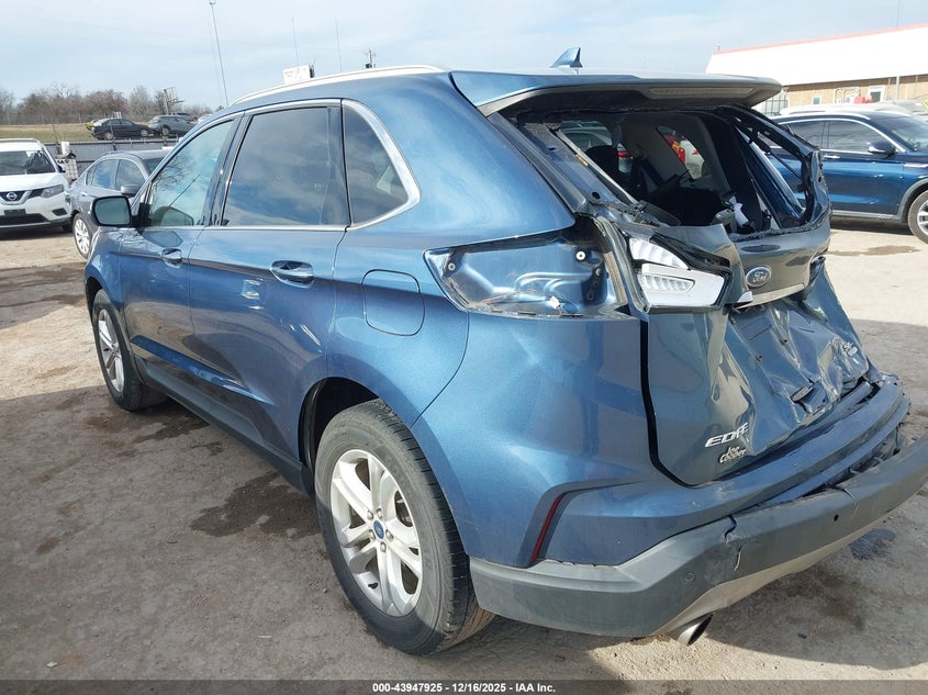 Vin: 2fmpk3j97kbd96538, lot: 44443567, ford edge sel 20193
