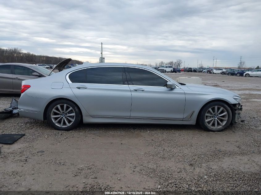 2016 BMW 750I xDrive VIN: WBA7F2C51GG420428 Lot: 43947928