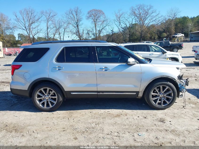 2017 Ford Explorer Limited VIN: 1FM5K7FH9HGE40836 Lot: 43947936