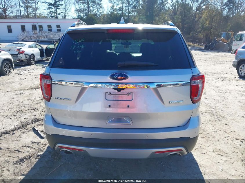 2017 Ford Explorer Limited VIN: 1FM5K7FH9HGE40836 Lot: 43947936