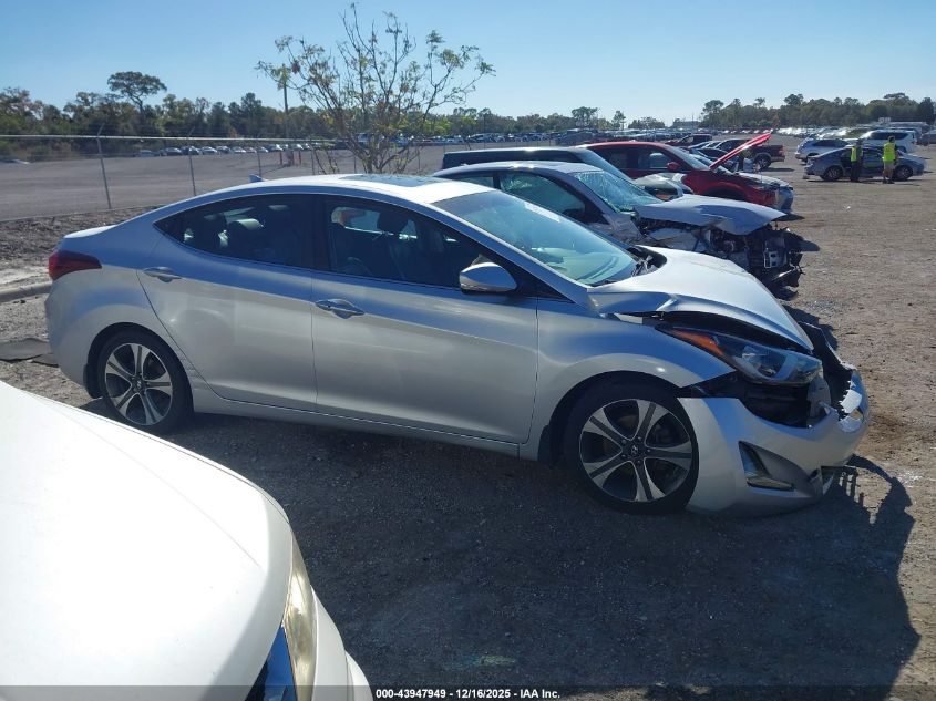 2015 Hyundai Elantra Sport VIN: KMHDH4AHXFU342526 Lot: 43947949