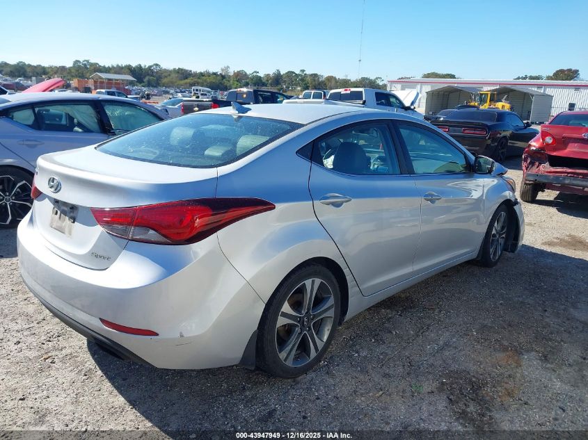 2015 Hyundai Elantra Sport VIN: KMHDH4AHXFU342526 Lot: 43947949