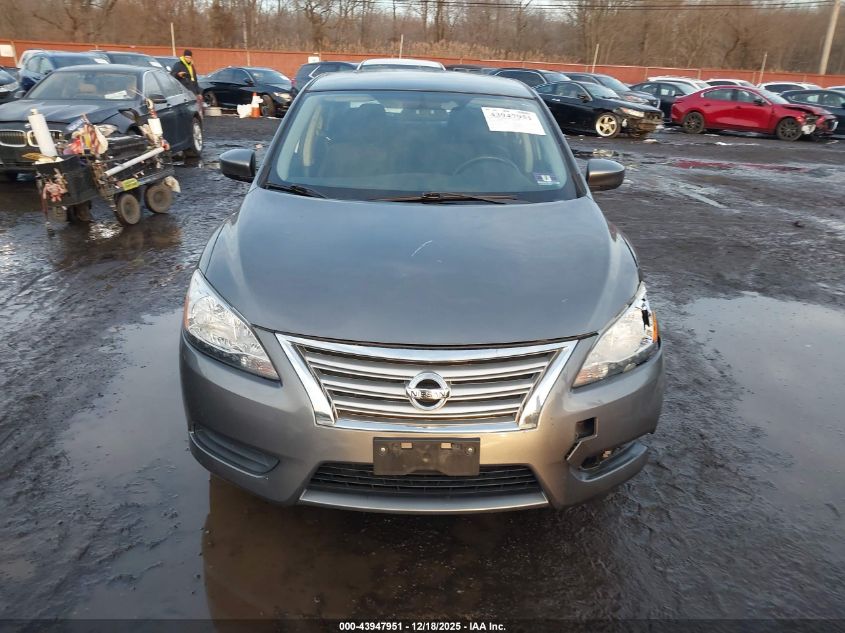 2015 Nissan Sentra S VIN: 3N1AB7AP9FY285026 Lot: 43947951