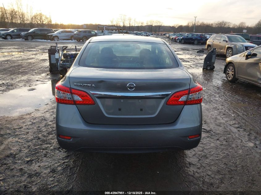 2015 Nissan Sentra S VIN: 3N1AB7AP9FY285026 Lot: 43947951