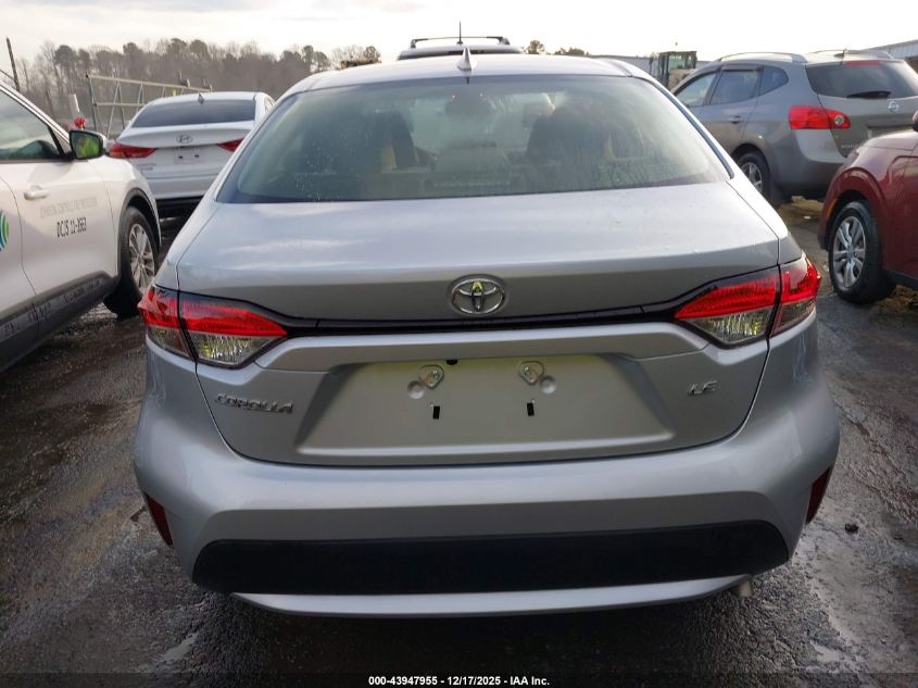 2022 Toyota Corolla Le VIN: JTDEPMAE7N3016379 Lot: 43947955