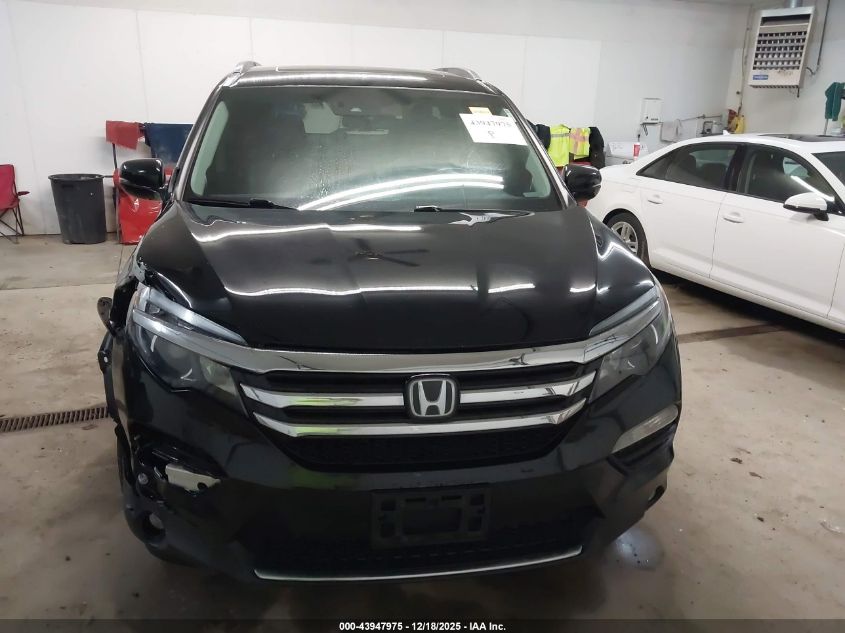2017 Honda Pilot Elite VIN: 5FNYF6H08HB047640 Lot: 43947975
