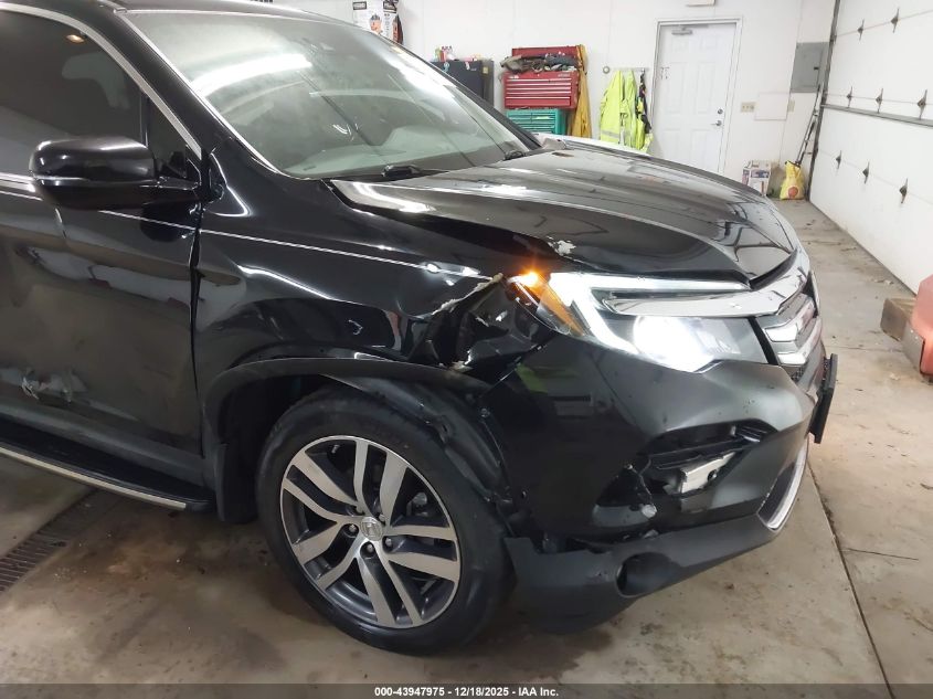 2017 Honda Pilot Elite VIN: 5FNYF6H08HB047640 Lot: 43947975