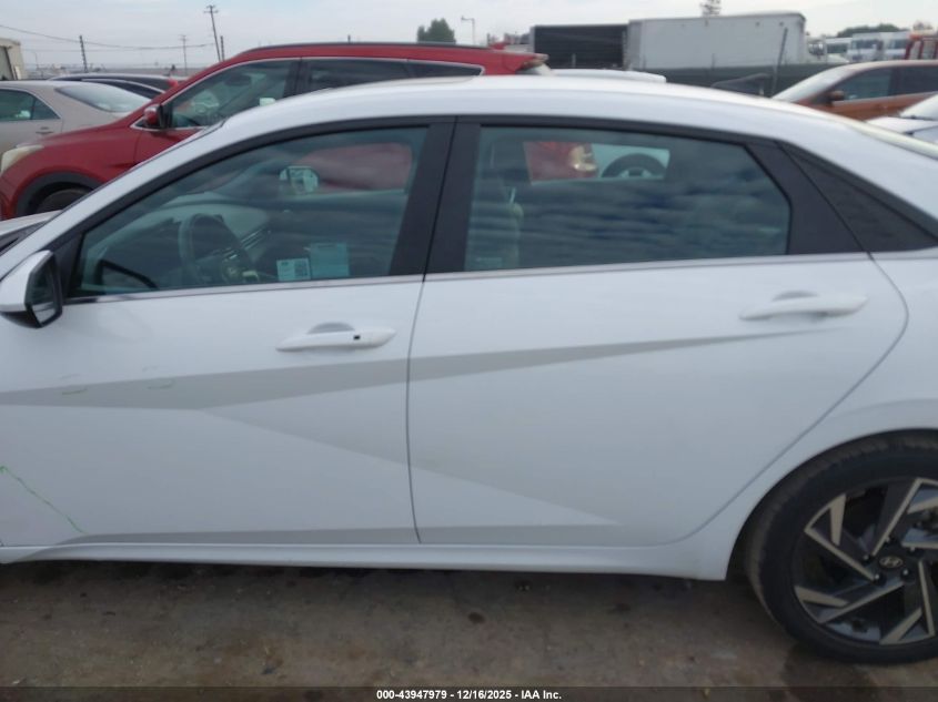 2024 Hyundai Elantra Sel VIN: KMHLS4DG3RU692634 Lot: 43947979