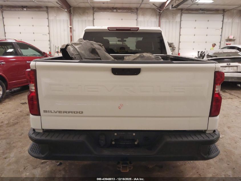 2021 Chevrolet Silverado 1500 4Wd Short Bed Wt VIN: 3GCUYAEF0MG336858 Lot: 43948013