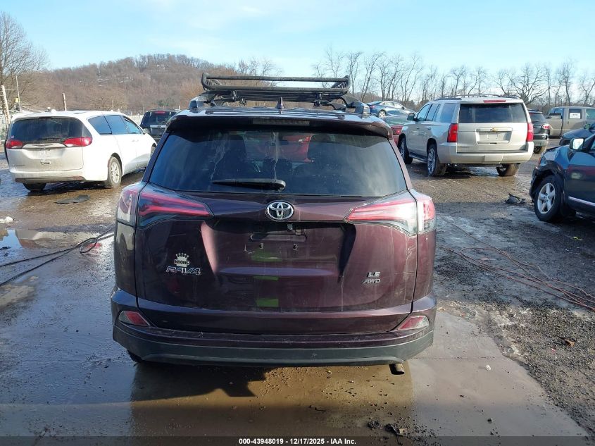 2018 Toyota Rav4 Le VIN: 2T3BFREV0JW805252 Lot: 43948019