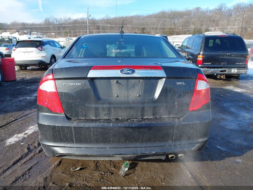 2011 Ford Fusion Sel VIN: 3FAHP0JA1BR111400 Lot: 43948022