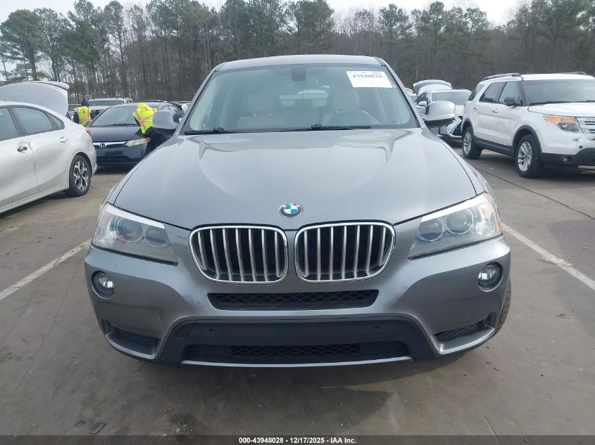 2014 BMW X3 xDrive28I VIN: 5UXWX9C54E0D42738 Lot: 43948028